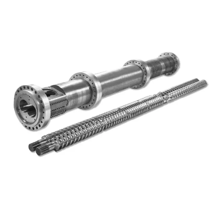 Co-rotating Parallel Twin Screw Barrel